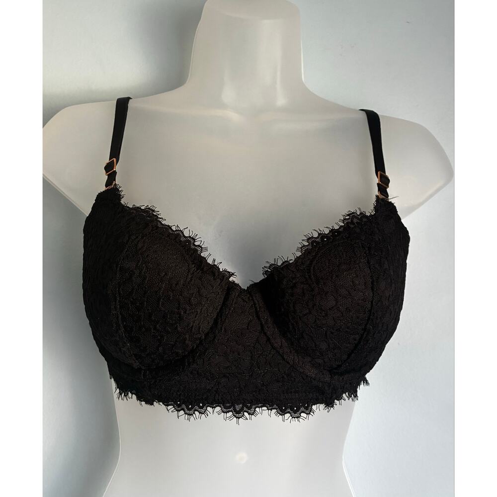 Aerie Lace Bra Demi Black NWOT Whimsygoth